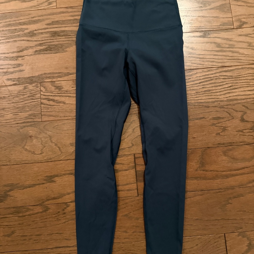 Navy High-Waisted Leggings